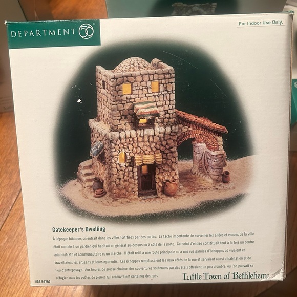 Department 56 Little Town of Bethlehem Nativity Set includes all pictured. - Picture 4 of 8